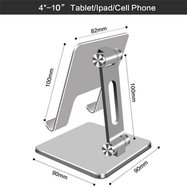 Metall Skrivbord Mobiltelefon Hållare Ställ För IPhone IPad