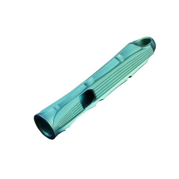 Utomhusöverlevnadsutrustning Multifunktionell Diskant Metal Whistle Silver 1st