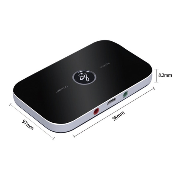To-i-ett innebygd litiumbatteri TV-datamaskin Bluetooth-lydmottak og -overføring egnet for Bluetooth V5.0-adapter