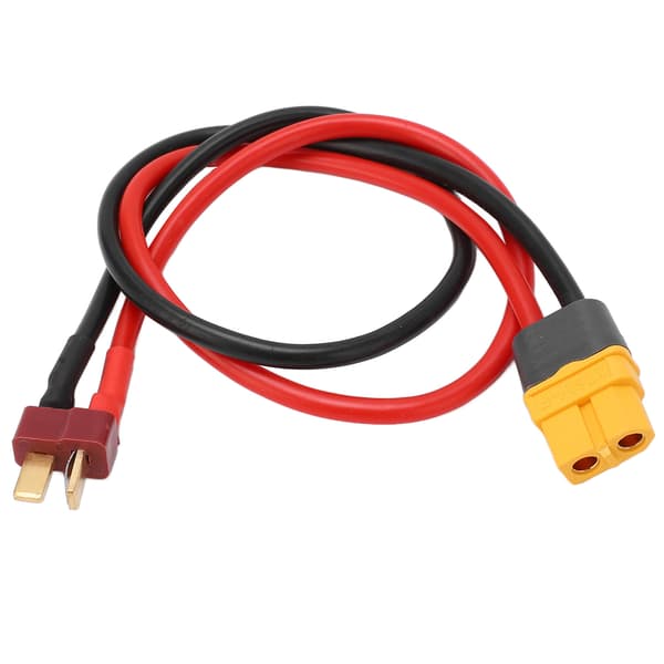 XT60 Han til T-stik 14AWG RC Adapterkabel til Fjernstyret Drone