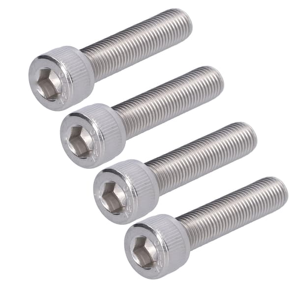 A2 Rustfrit stål 1,25 mm fin gevind M10x45 fastgørelse