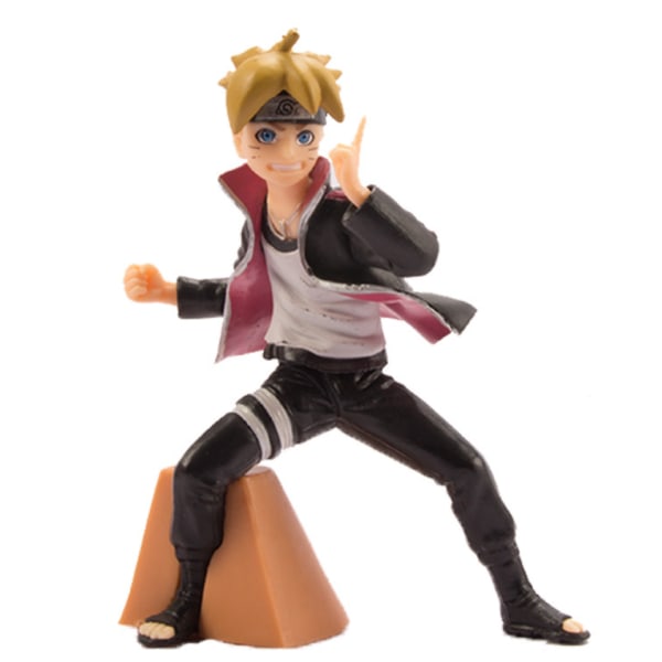Ninja 26 Generation 2 Naruto Far och Son Landskapsmodell Dekoration Handgjord PVC-påsdocka (26 Generation 2 Naruto)