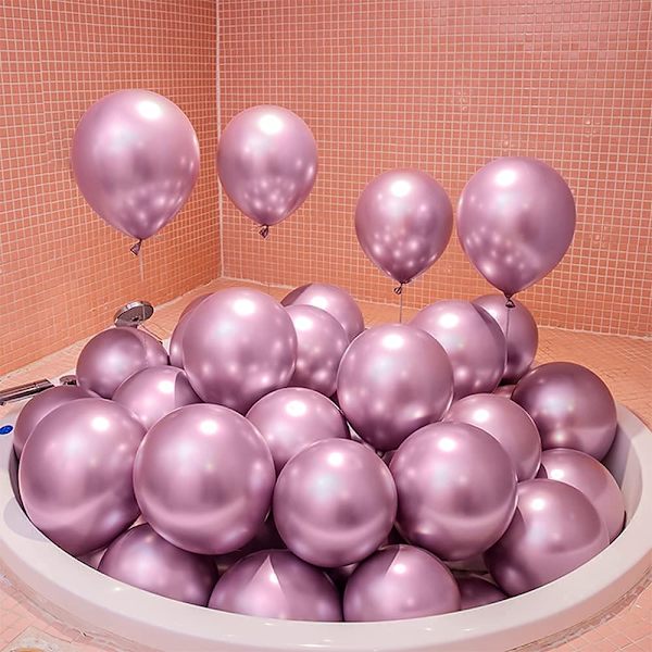 Guld latex balloner, ballon sæt, fødselsdagsfest dekoration latex balloner-40 røde,