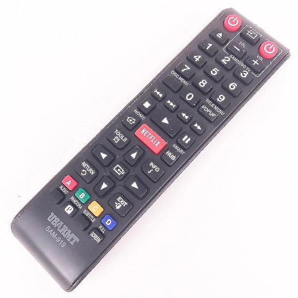 fjärrkontroll för Samsung Sam-919 Dvd Blu-ray-spelare Bd-c5500 Bd-p1600 Bd-d5250c Ak59-00125a Ah59-0
