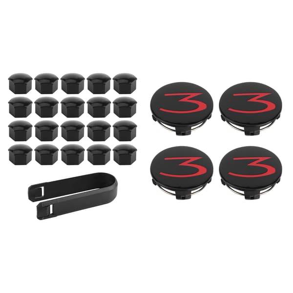 4-pack hjulmutterskydd med 20 skydd Kompatibel Tesla Model 3 Model Y Model S Model X