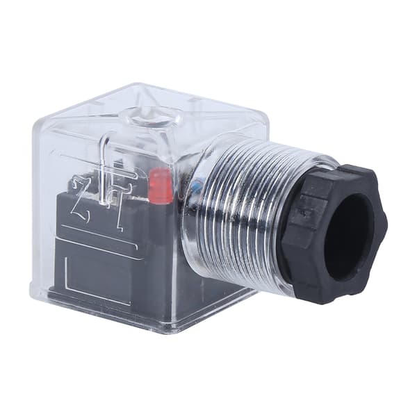 Universal DC24V Transparent Spenningssolenoidplugg for 5 Hydrauliske Ventiler