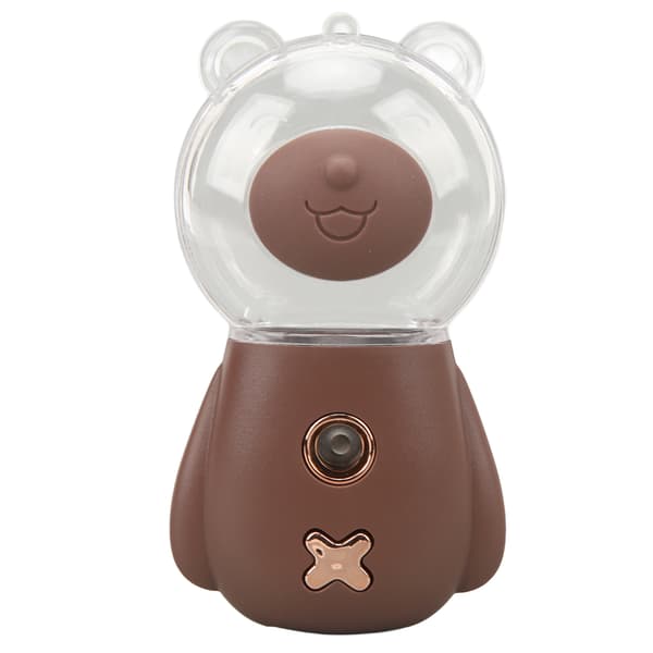Sød Bjørneform 300ML Nano Mist Sprayer USB Luftfugter Ansigtsfugter med Timer Brun