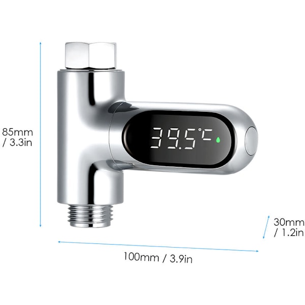 Badevandstemperatur Bruser Temperaturmonitor Digital LED Baby Shower