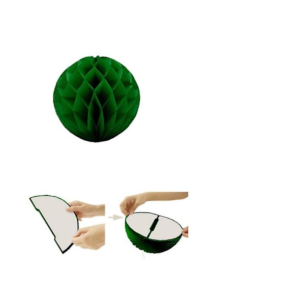 10 stk papir blomsterball 10cm