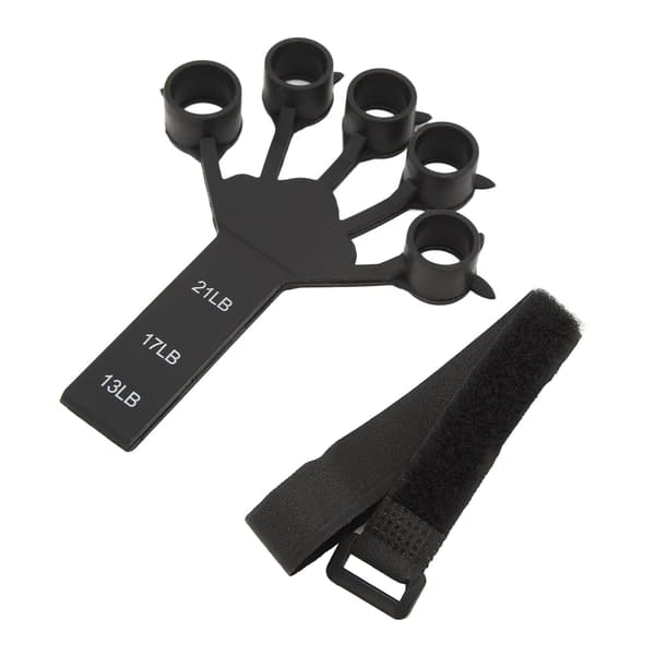 Finger Styrker Håndgreb Træner 13LB 17LB 21LB Sort