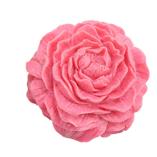 Pion blomform form mousse handgjord fondant kakform form pionblomma form (två),