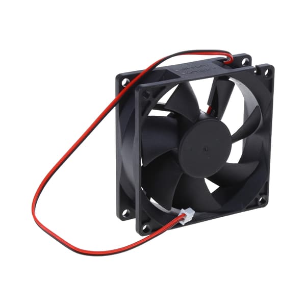 8025 til DC 12V 2-benet køleventilator 80mm lydløs CPU-ventilator til DC børsteløs med 20cm[ht]