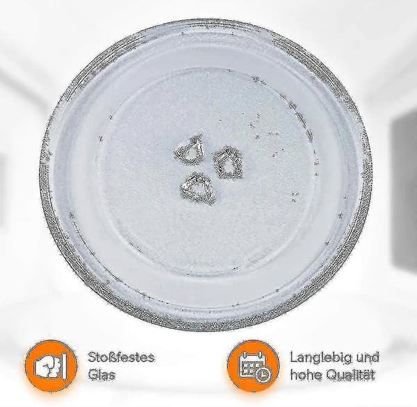 Universal roterende glasplade til mikrobølgeovn, 24,5 cm