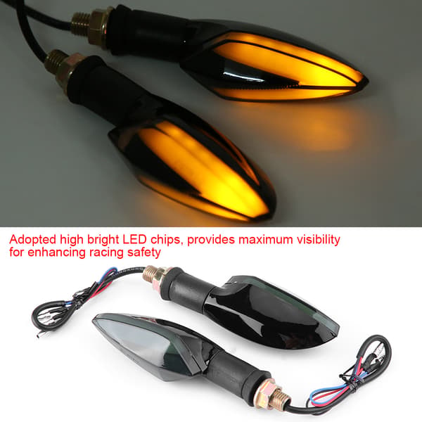 Universal Motorcykel LED Blinklys Indikator Lys Par