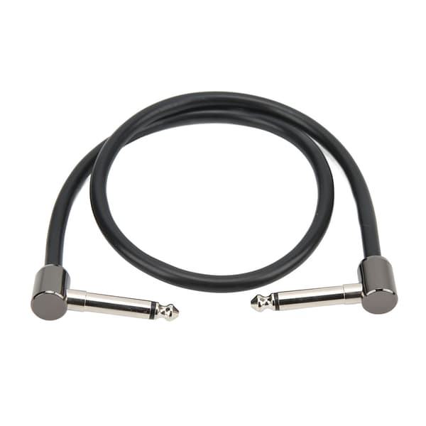 FC 20 Rätvinklig Gitarr Patch Kabel 50cm Akustisk Pedal Sladd Ljudtillbehör
