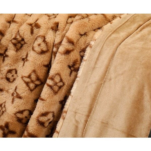 Crystal Fleece Nap Peitto Double Sohva Peitto Toimistopyyhe Quilt Ilmastointipeitto (80*120cm)