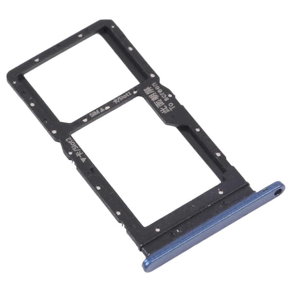 SIM-kortsfack + SIM-kortsfack / Micro SD-kortsfack för Honor Play 20 Blue