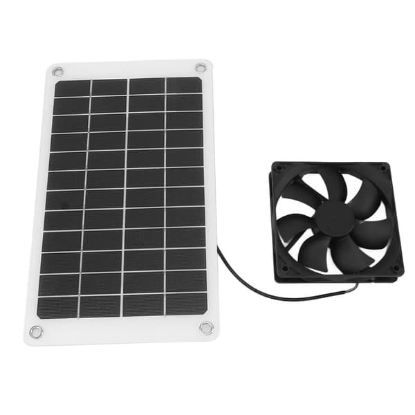 Vandtæt 10W 12V Solpanel Ventilator til Hønsehus Dyrehus
