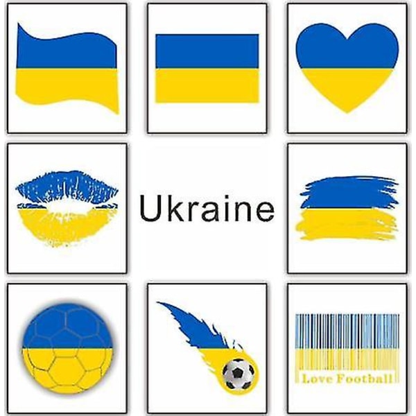 40 stk Ukraine National Flag Sticker-Car Sticker/applique