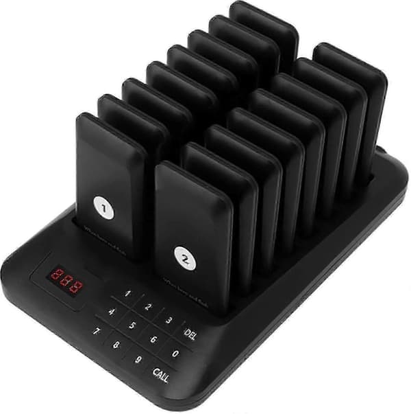 2024 16 Restaurant Pager System Buzzere Kundeservice Touchskærm Restaurant Vente Buzzere - JA