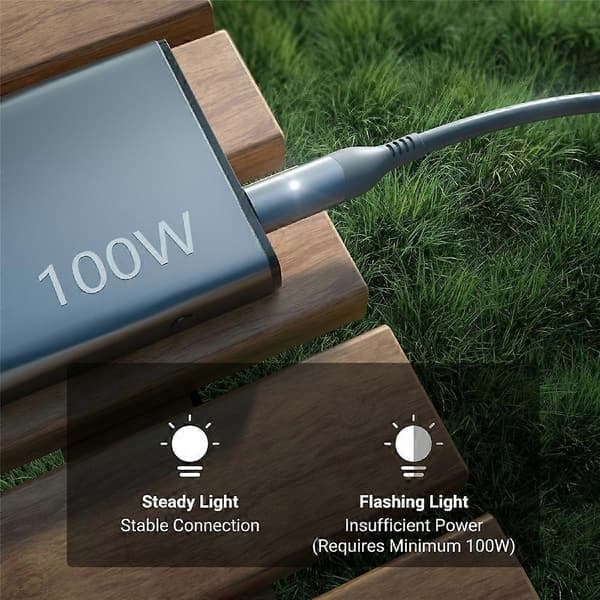STARWARE 3m kabel til Starlink Mini, USB-C til DC hurtigopladning vandtæt ledning Grey
