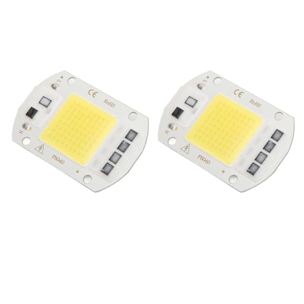 50W Høyeffekt LED COB-brikke Effektiv Flip COB Lampeperle