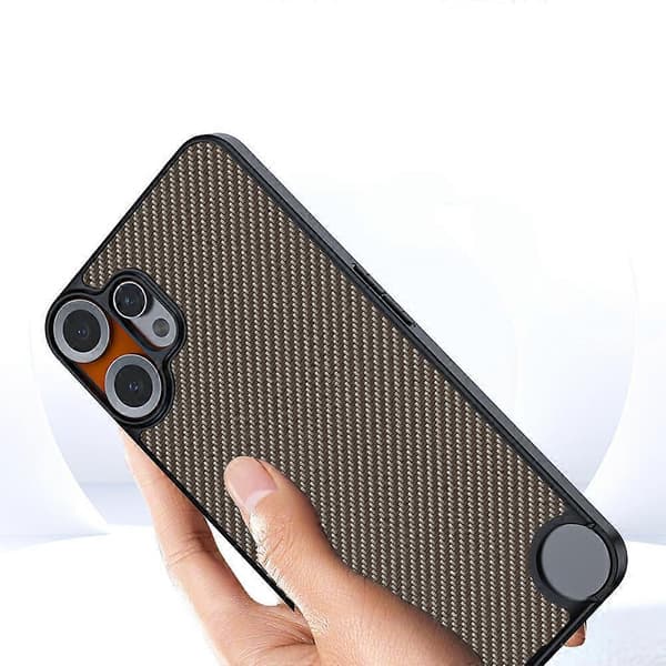 Ultratunt telefonfodral med kolfibertextur Black For Nothing CMF Phone 2 Pro