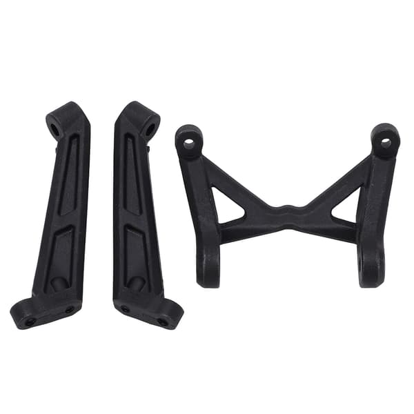 RC Forreste og Bagerste Stødtårn Plast Sort RC Biltilbehør til ZD Racing 1/7 MX 07 Opgradering