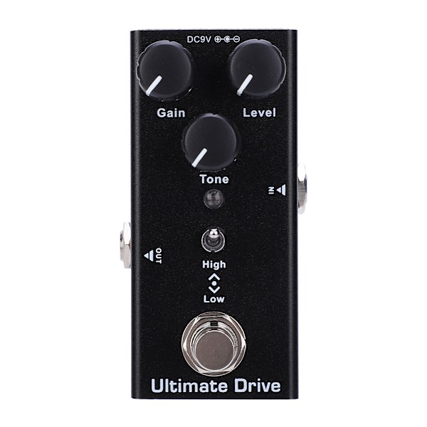 Ultimate Drive Mini Single True Bypass -kitaratehostinpedaali 9V DC JDF-2