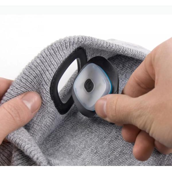 Pipo LED-lampulla USB - harmaa