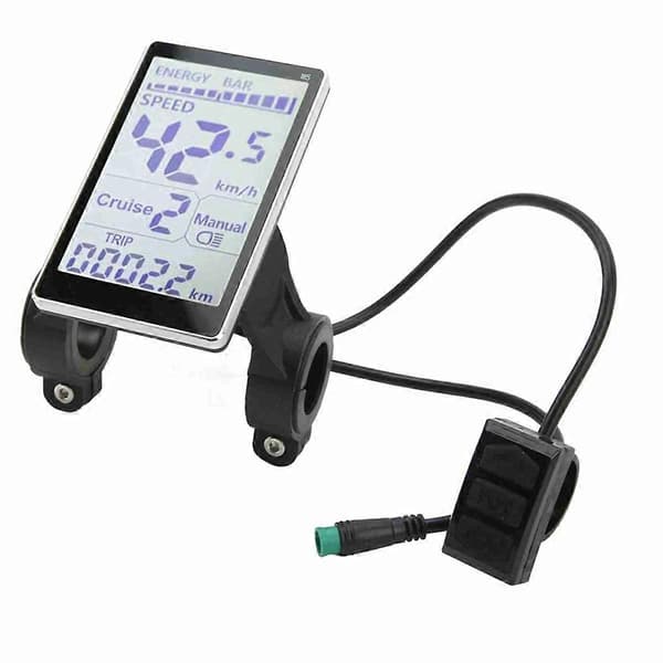 【HT】Elektrisk Cykel LCD Måler 5 Pin 24V 36V 48V 60V Universal E Scooter M5 LCD Panel Display til 31.8 22.2