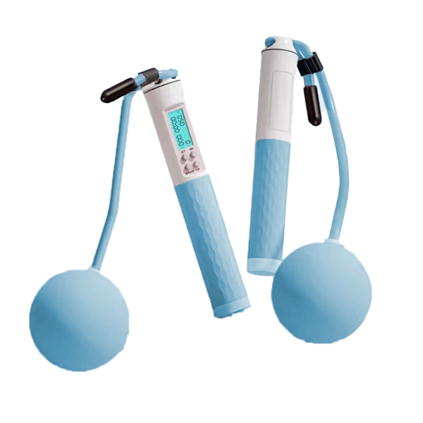Hopprep, Digitalt hopprep med kalori- og loopräknare, blue double ball