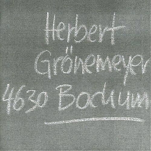 Herbert Groenemeyer 4630 Bochum CD CD CD