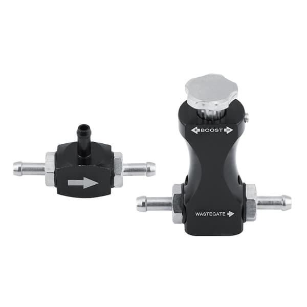 Justerbar Bilateral Turbo Tee Bleed Valve Manuell Boost Controller Kit Universal för bil