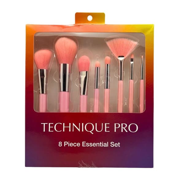 TECHNIQUE PRO ESSENTIAL FACE COLLECTION - 8 MEIKKIPENSELIÄ