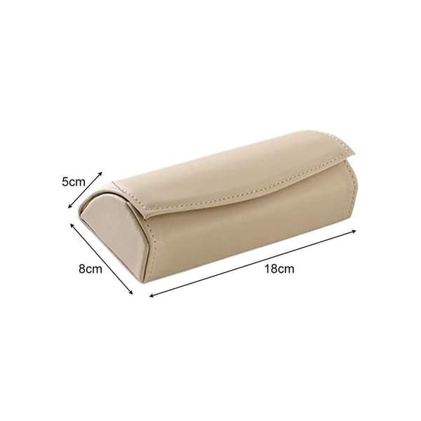 Bil Solbrilleholder Organizer Boks Svart Universal Passform for Kvinner Menn