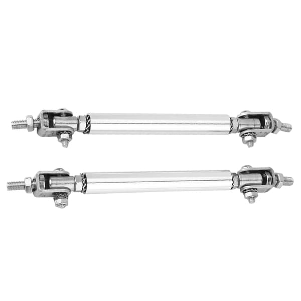 2 st 75 mm Stötfångarskydd Lip Rod Splitter Strut Tie Bar Support Fram Bak Universal