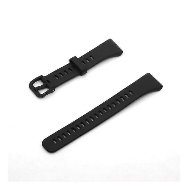 Blød sort silikonerem til Wristband 6 og Band 6 Pro Fitness Tracker Tilbehør[ht]