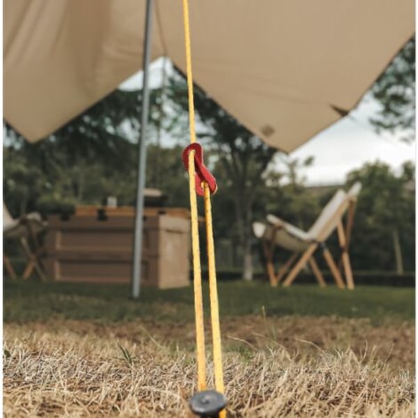 Reflekterande tältrep, lättviktigt tältledarrep med justerbart spänne, perfekt för campingvandring Canopy tältrep Le