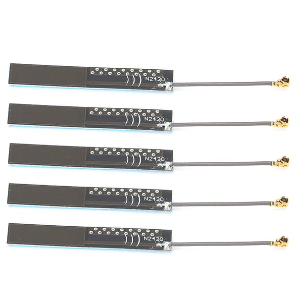 5 stk. 2.4G Antenne Indbygget WIFI Antenne til IPEX1 Interface Trådløst WIFI Kort