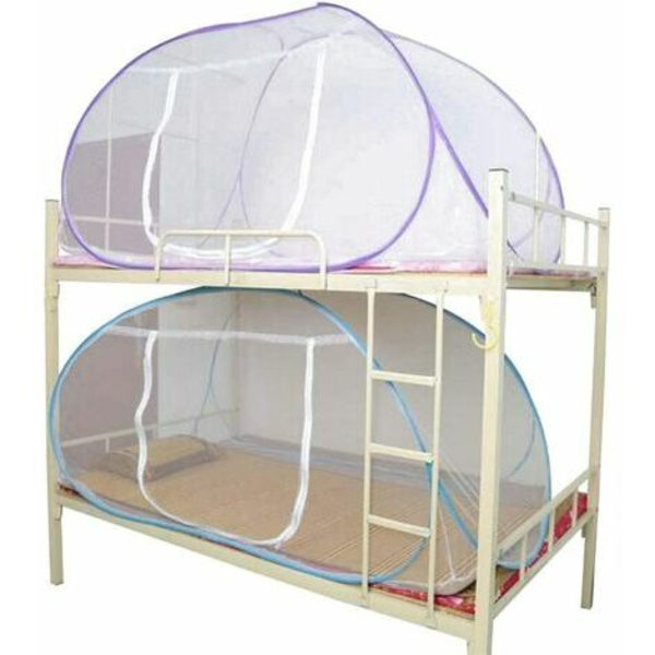 Kartokner hopfällbart myggnät, enkelsäng, pop up, installationstält för campingtält, nätverk för vuxna barn, singel