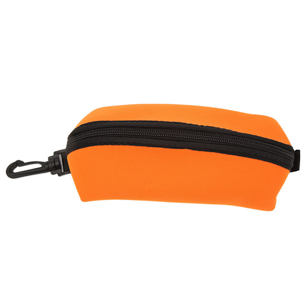 Kannettava sukellussäilytyslaukku suojalaseilla ja suojalaseilla (oranssi)