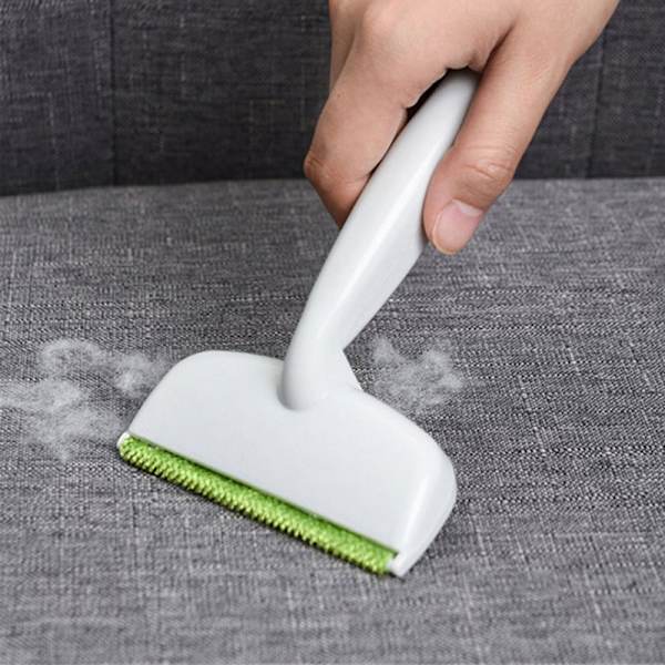 Kannettava nukanpoistoaine lemmikkieläinten karvanpoistoharja Manuaalinen nukanpoistoaine White 1 pc