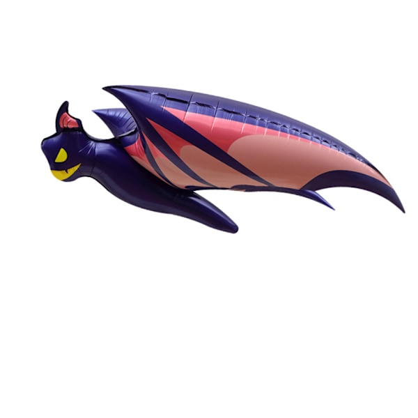 2 stk Ny halloween flagermus 3D folieballon sort blodsuger flydende aluminiumsfolie tegneserie festdekoration