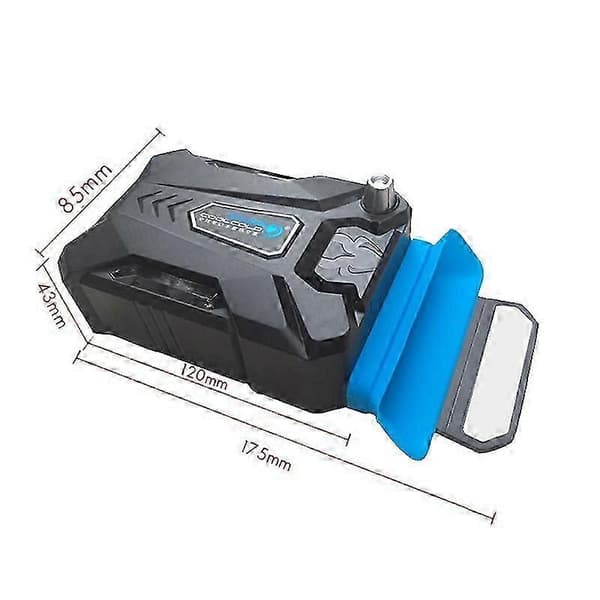 COOLCOLD Vakuum Bærbar Laptop Køler USB Luftkøler Ekstern Udsugningskøleventilator Notebook til 1[ht] black