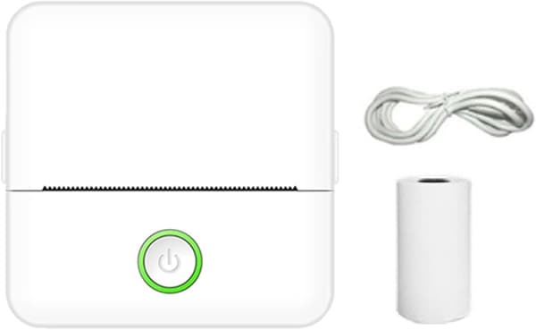 wxsp 1 stk. - Trådløs Mini Printer Bluetooth Termisk Utskrift Rosa X6 Mobilfoto[ht]