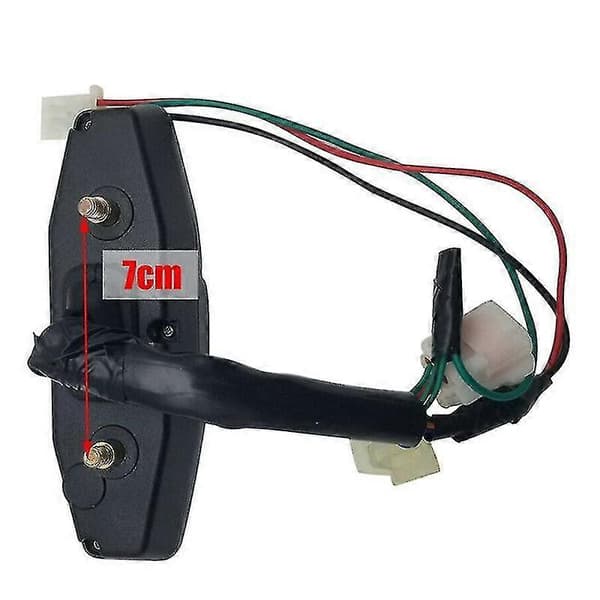 LCD Digital Motorcykel Multimeter Bar Speedometer Odo Tachometer Gear