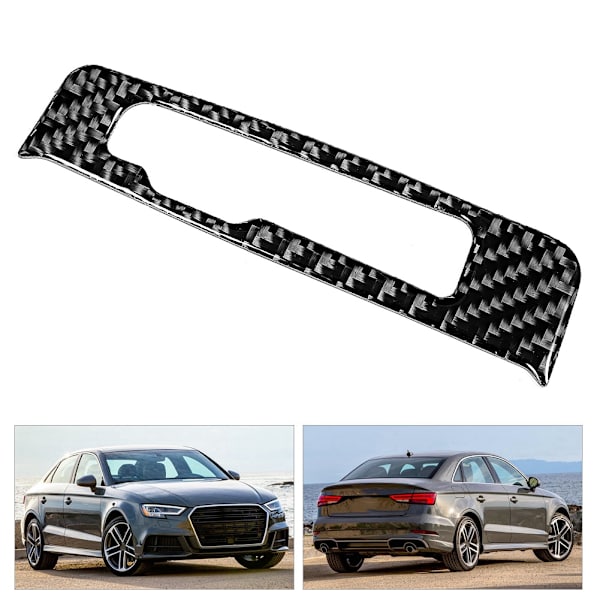 Kolfiber Bakre Diffusor Panel Dekal för Audi A3 8V 2014-2019