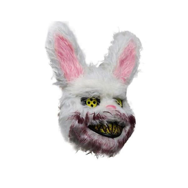 Skræmmende maske halloween cosplay skaldet gammel mand maske rabbit