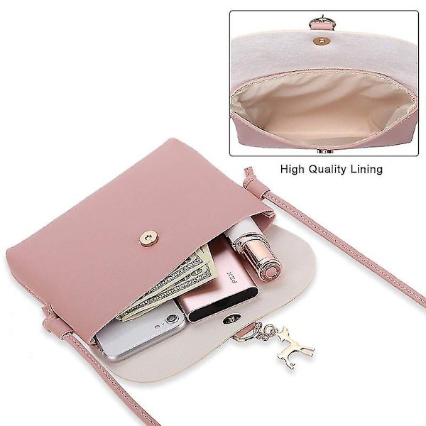 Mini Pink Taske One Shoulder Diagonal